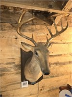 Talking, Singing and Nodding buck! -plaque is 21"t