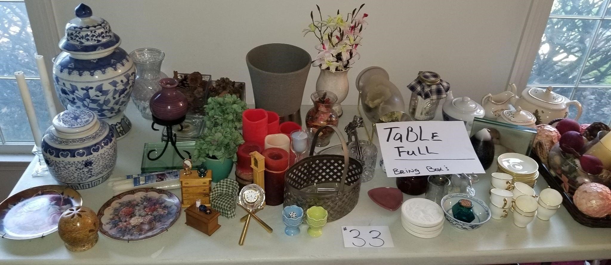 Table Full-Home Décor Items