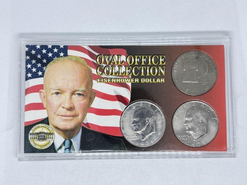 Eisenhower Dollar Collection Oval Office