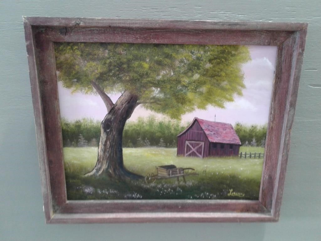 The Old Farm Painting