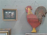 Rooster Pic & Wooden Rooster