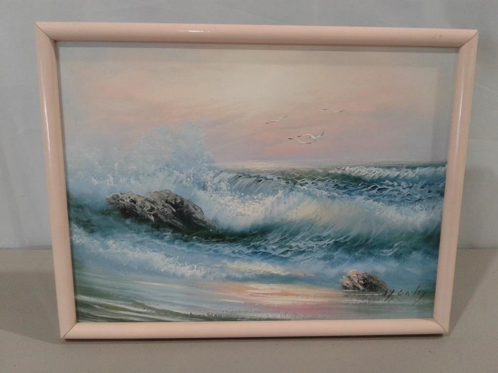 Seaside Canvas Painting