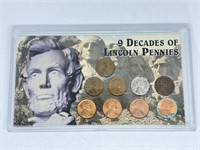 9 Decades of Lincoln Pennies Collection