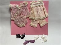TWO VINTAGE IDEAL TAMMYS DOLL PAJAMA SETS