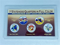 Statehood Quarters in Full Color Set