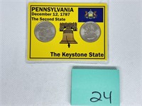 1999 Pennyslvania Keystone State Coins