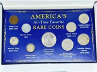 America's All Time Favorite Rare Coins Set
