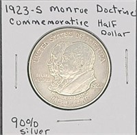 1923-S Monroe Doctrine Commemorative Half Dollar