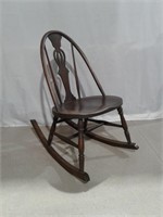 Child's  Mahogany Rocking Chair