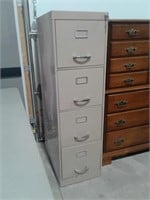 4-Drawer Metal Filing Cabinet w/ Keys