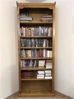 Oak, 7-Shelf Bookshelf