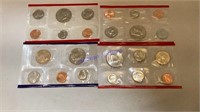 4 Mint sets, 1988, 92, 2000, & 2004