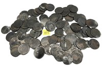 Lot, world copper coins, 92 pcs.