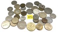 Lot, world coins, 34 pcs.