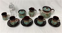 Vintage Seagrove Pottery Tea Set - See Desc