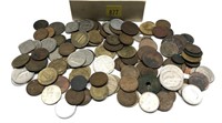 Lot, world coins, 112 pcs.