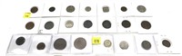 Lot, world coins, 22 pcs.