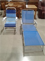 Patio Chair & Chaise Lounger