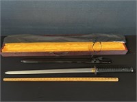 Vintage Samari Sword in Decorative Case