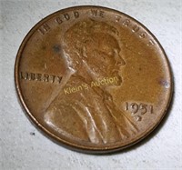Wheat Penny Error US Coin 1951D Dove S? Or FilledD