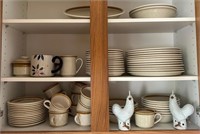 K - CUPBOARD OF DISHES,MUGS,PLATES ETC (K39)