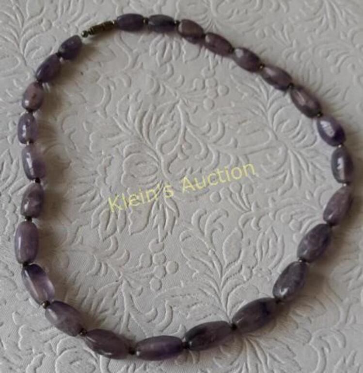 Amethyst Necklace 50+ Carats 19" Jewelry