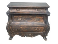 Distressed Wood French Style Chest of Drawers
