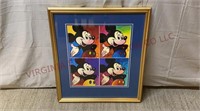 Peter Max Disney "Mickey Mouse Suite of 4" Giclée