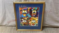 Peter Max Disney "Donald Duck Suite of 4" Giclée