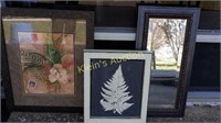 Lot Of 3 Pcs Framed Art, Mirror++