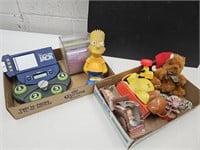 Vintage Lot of Toys & Bart Simpson Bank