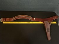 Cabella Genuine Leather Gun Belt & Holster