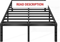 $64  18 Inch Queen Metal Bed Frame  No Box Spring