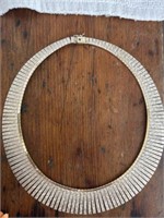 VINTAGE HEAVY STERLING SILVER CHOKER 14 INCHES