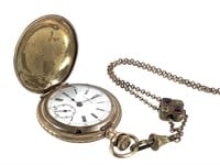 Mignon Gold-Filled Ladies Watch & Fob Chain