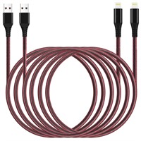 New $33 2pk Iphone Lightning Charger Cord 10ft
