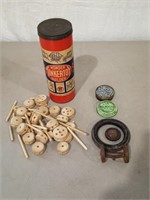 Tinkertoys, Pellets & Old Toy Parts