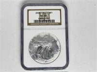 2000 MS69 Silver American Eagle