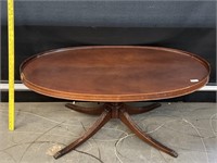 Antique Oval Clawfoot Coffee Table