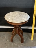 Round Antique Marble Table