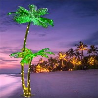 6.9' LED Lighted Palm Tree