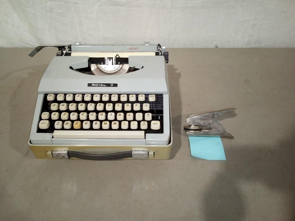Royal Typewriter & Pocket Notary