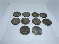 10 Eisenhower $1 1976 Bicentennial Coins