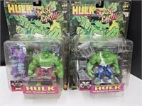 2 NIP Hulk Toys