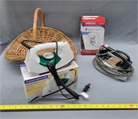 Basket, Blood Pressure Monitor, Irons