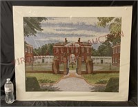 Historical Tyron Palace New Bern NC Woven Tapestry