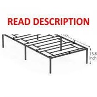 $70  13 Twin Bed Frame  Steel Slat  No Box Spring