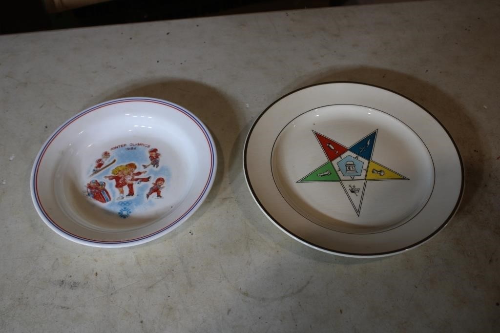 1984 Campbell soup bowl, warranted 23-k plate