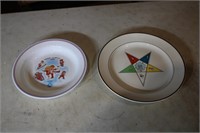 1984 Campbell soup bowl, warranted 23-k plate