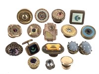 RARE Antique Studs / Buttons - French Paste